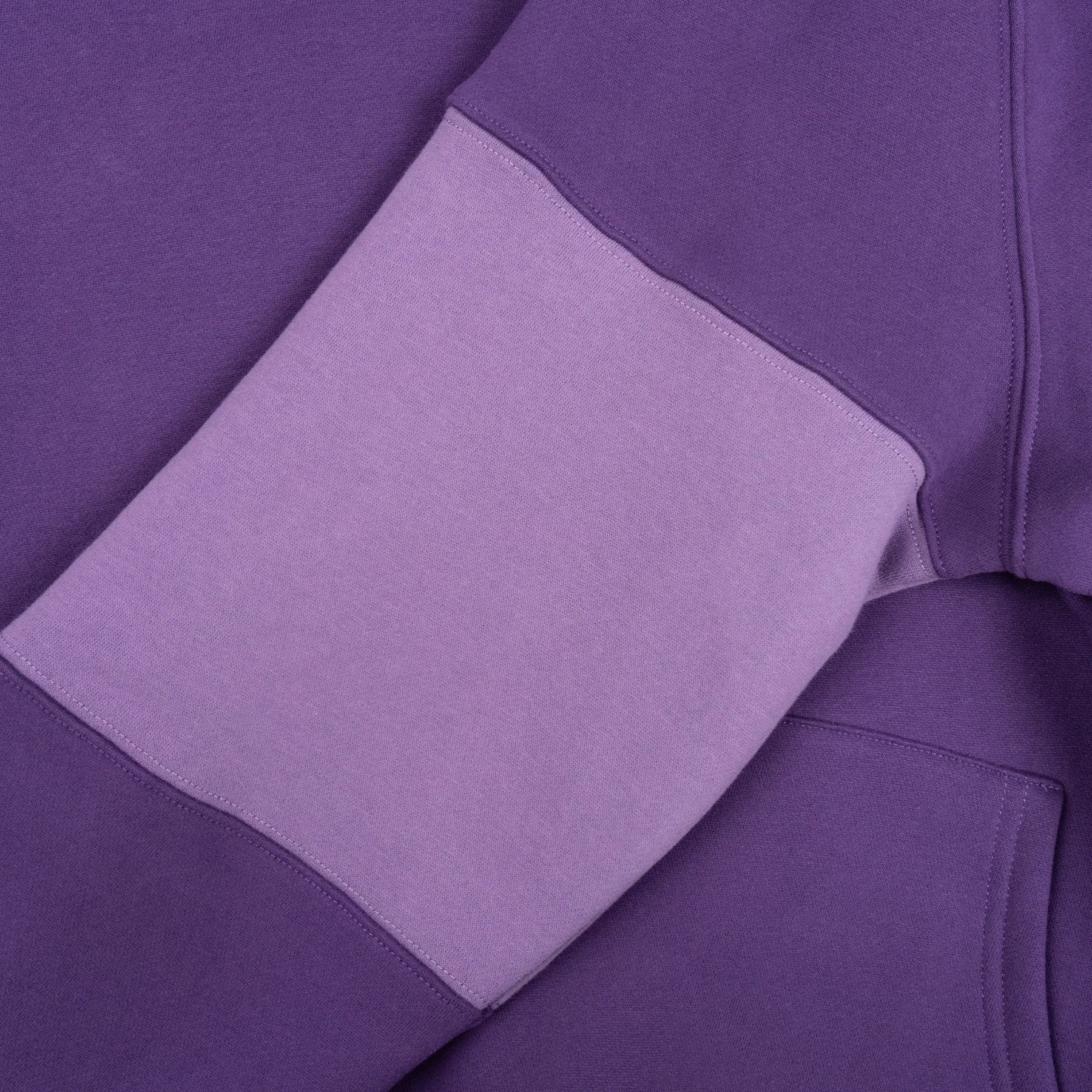 Be Nicer To People Colorblock Hoodie (Grape) - Image 4