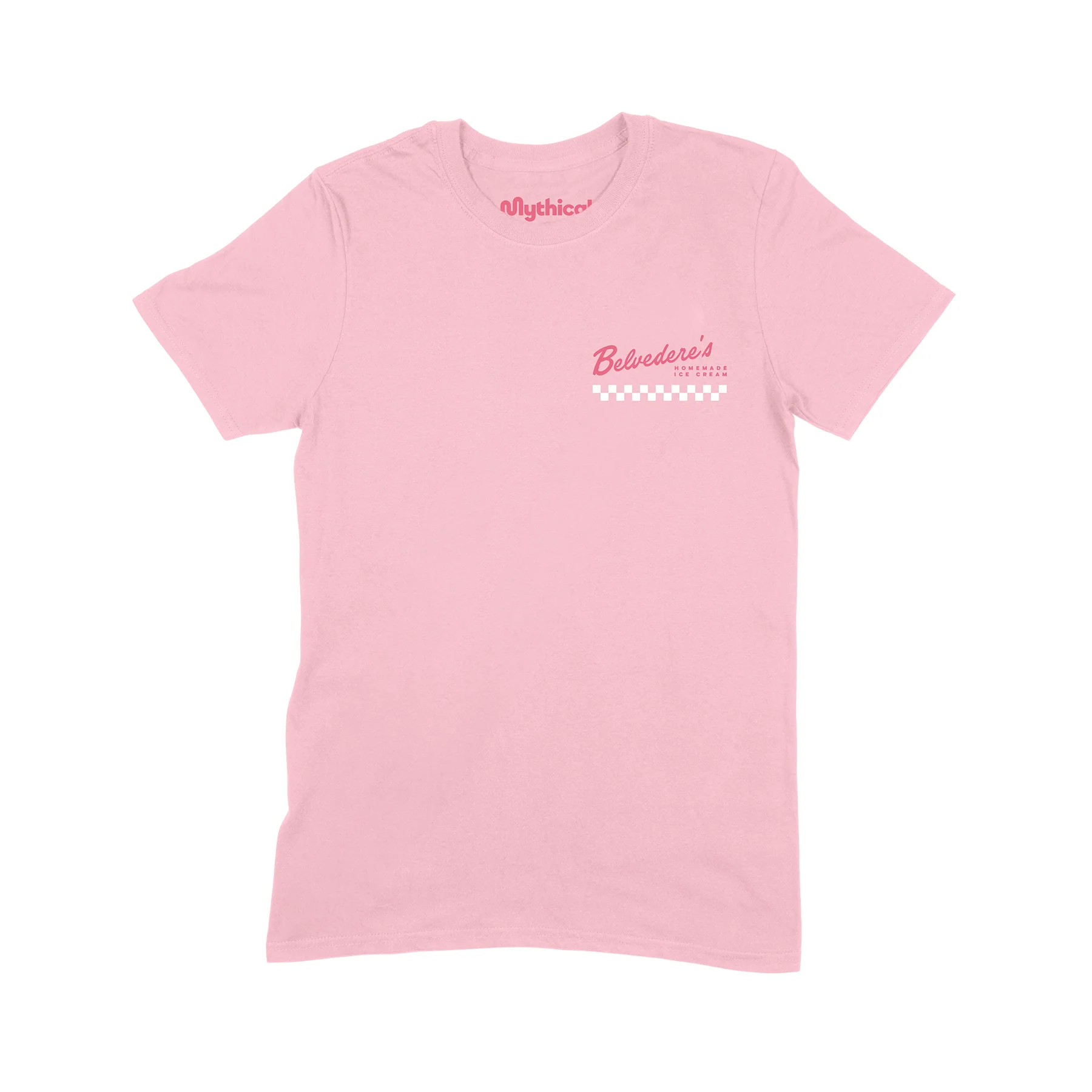 Belvedere's Ice Cream Shop Tee (Strawberry) - Image 2