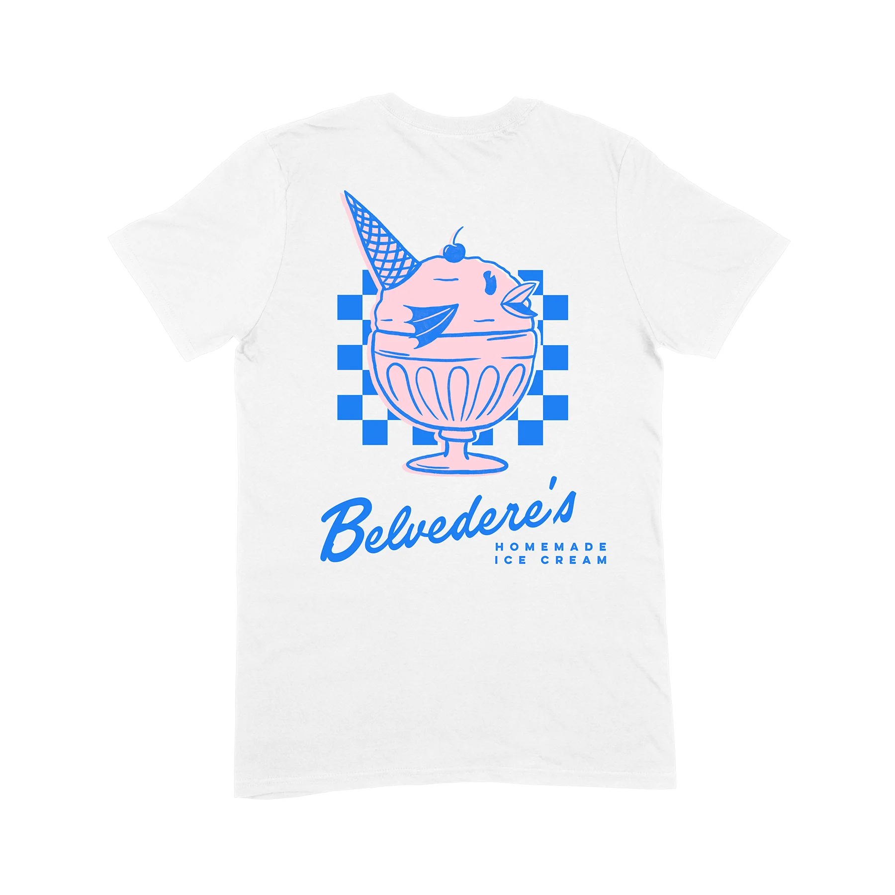 Belvedere's Ice Cream Shop Tee (Vanilla)