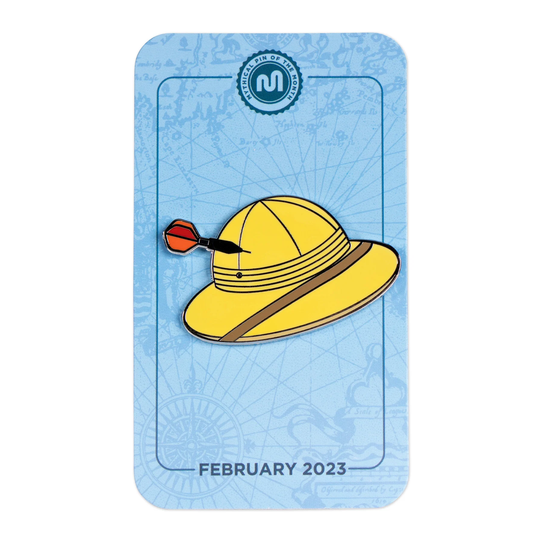 FEB 2023 - Cartographer Chase Dart Hat Pin of the Month - Image 4