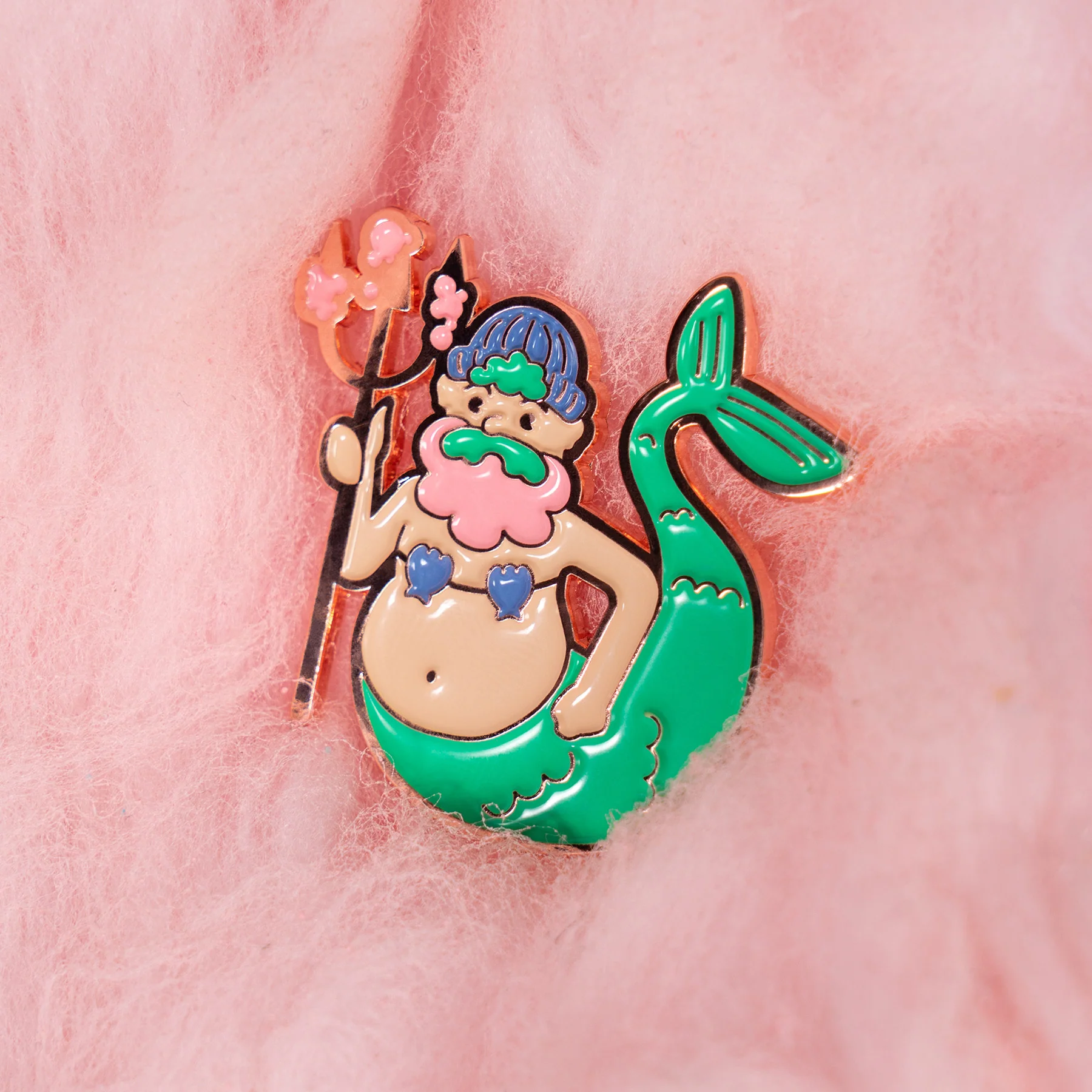JUNE 2023 - Cotton Candy Mermandy Pin of the Month - Image 3