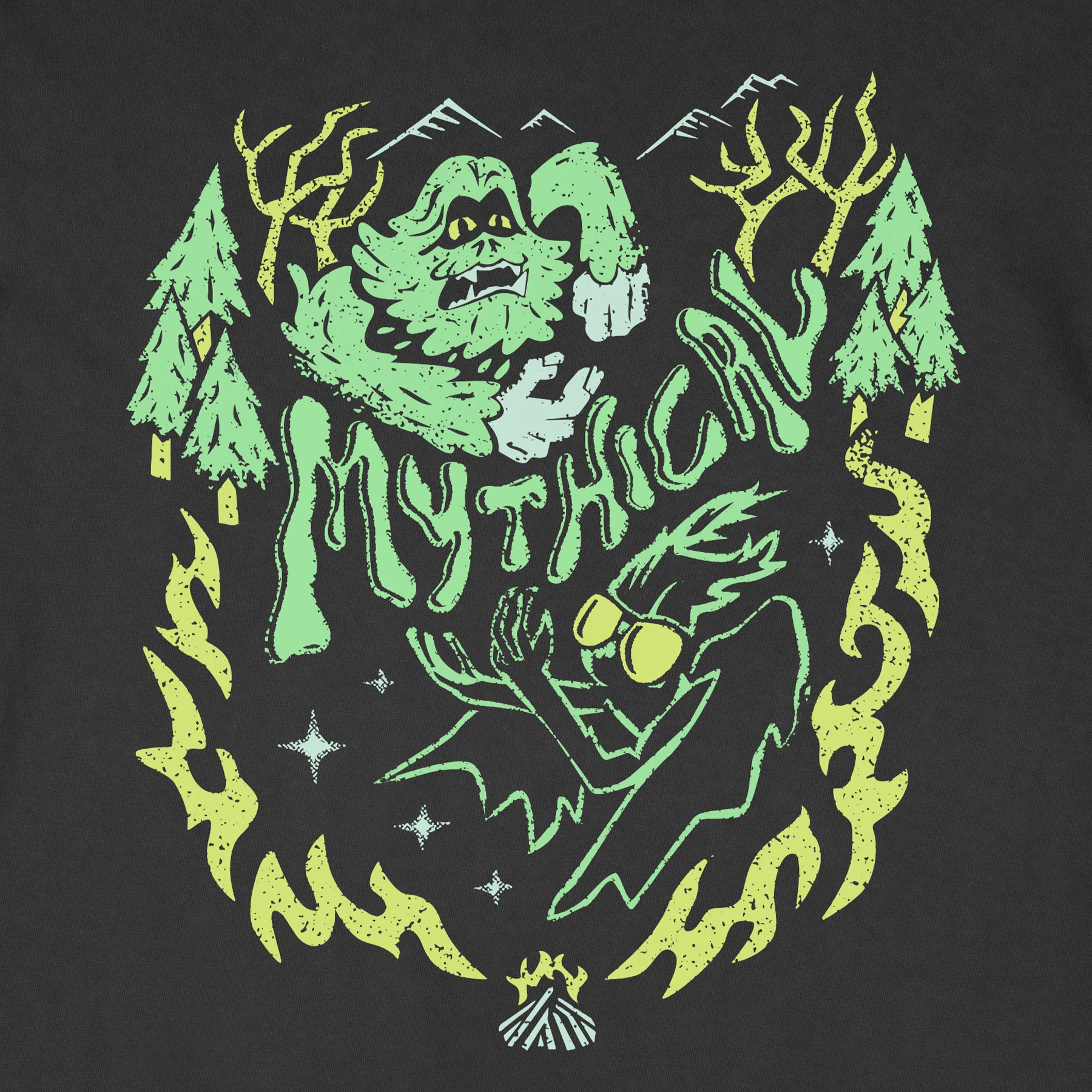 Cryptid Clash Long Sleeve Tee - Image 4
