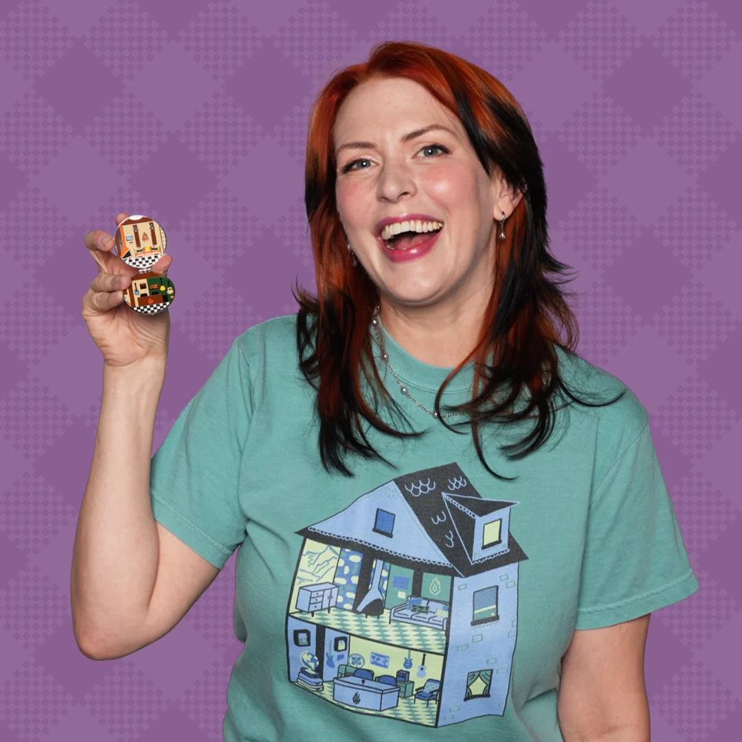 GMM Dollhouse Tee (Green) - Image 2