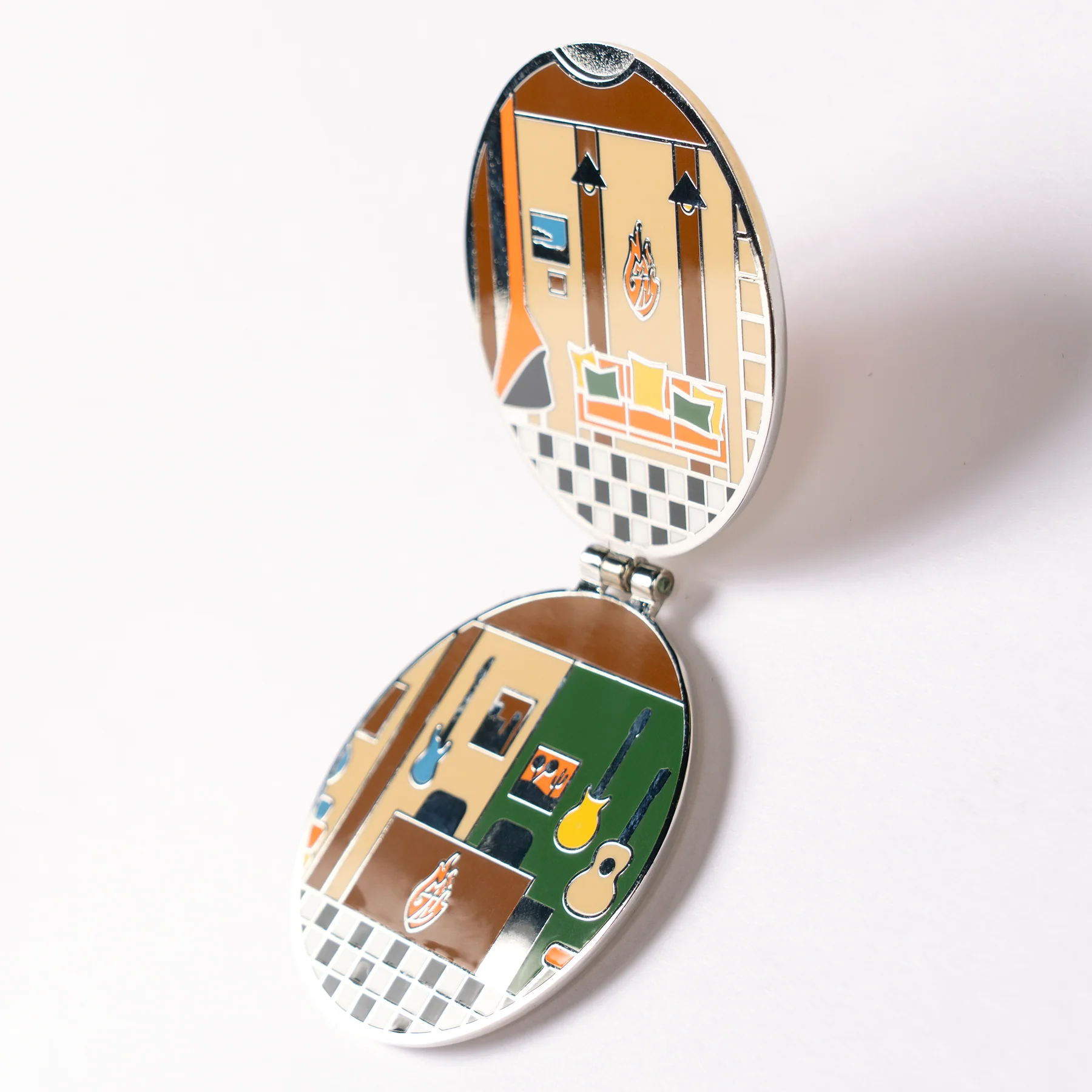 GMM Set Locket Enamel Pin - Image 4
