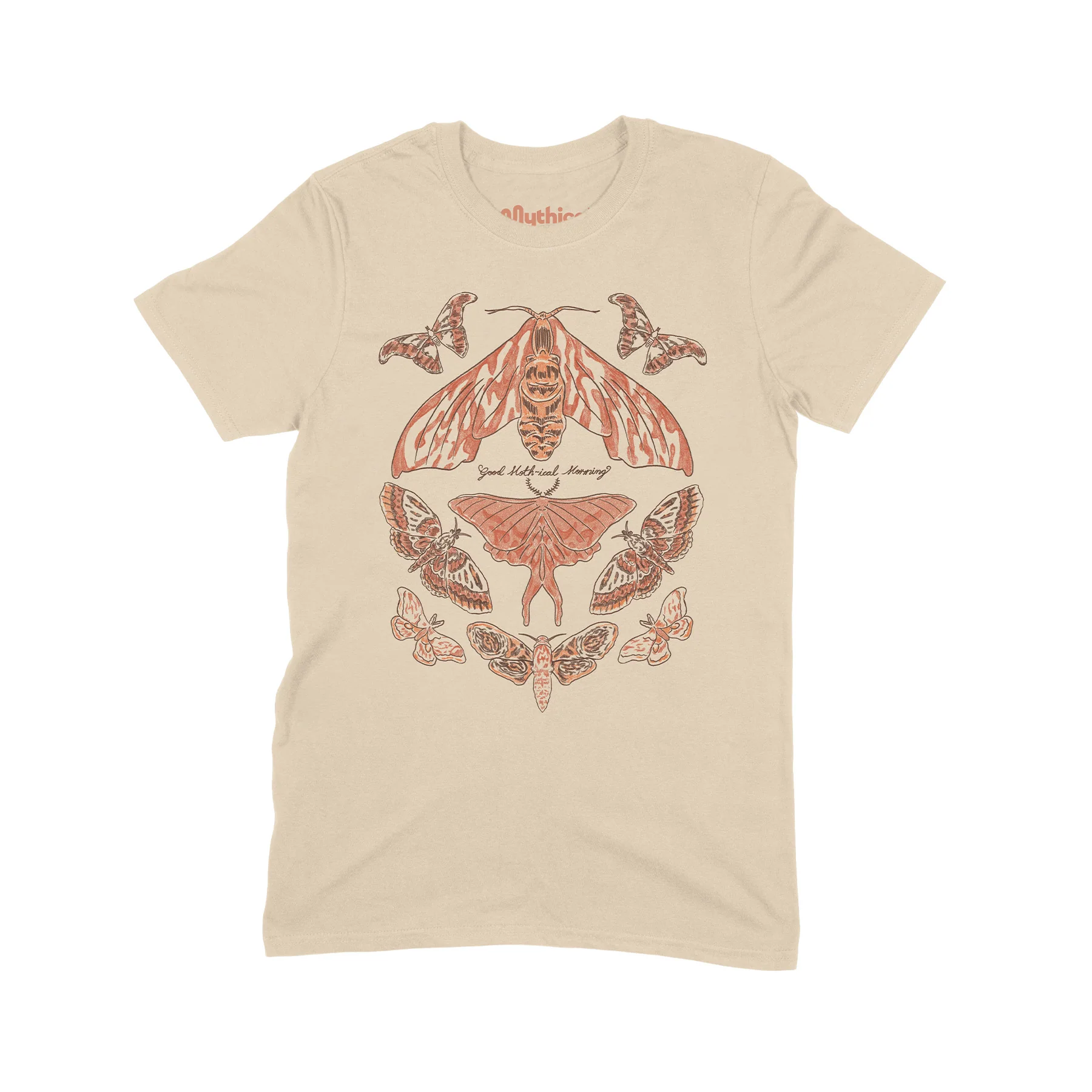 Good Moth-ical Morning Tee (Sand)