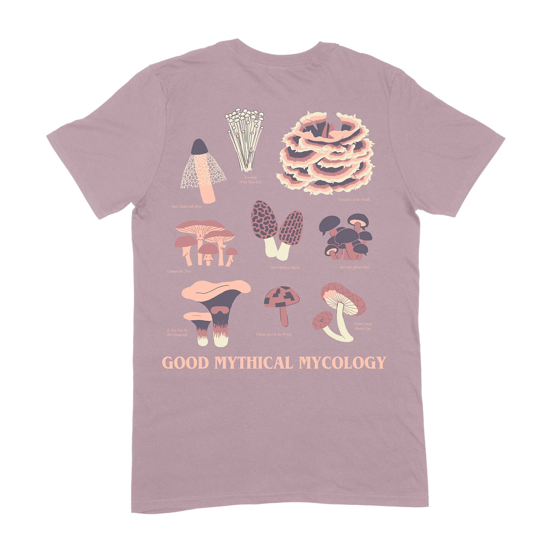 Good Mythical Mycology Tee (Mauve) - Image 2