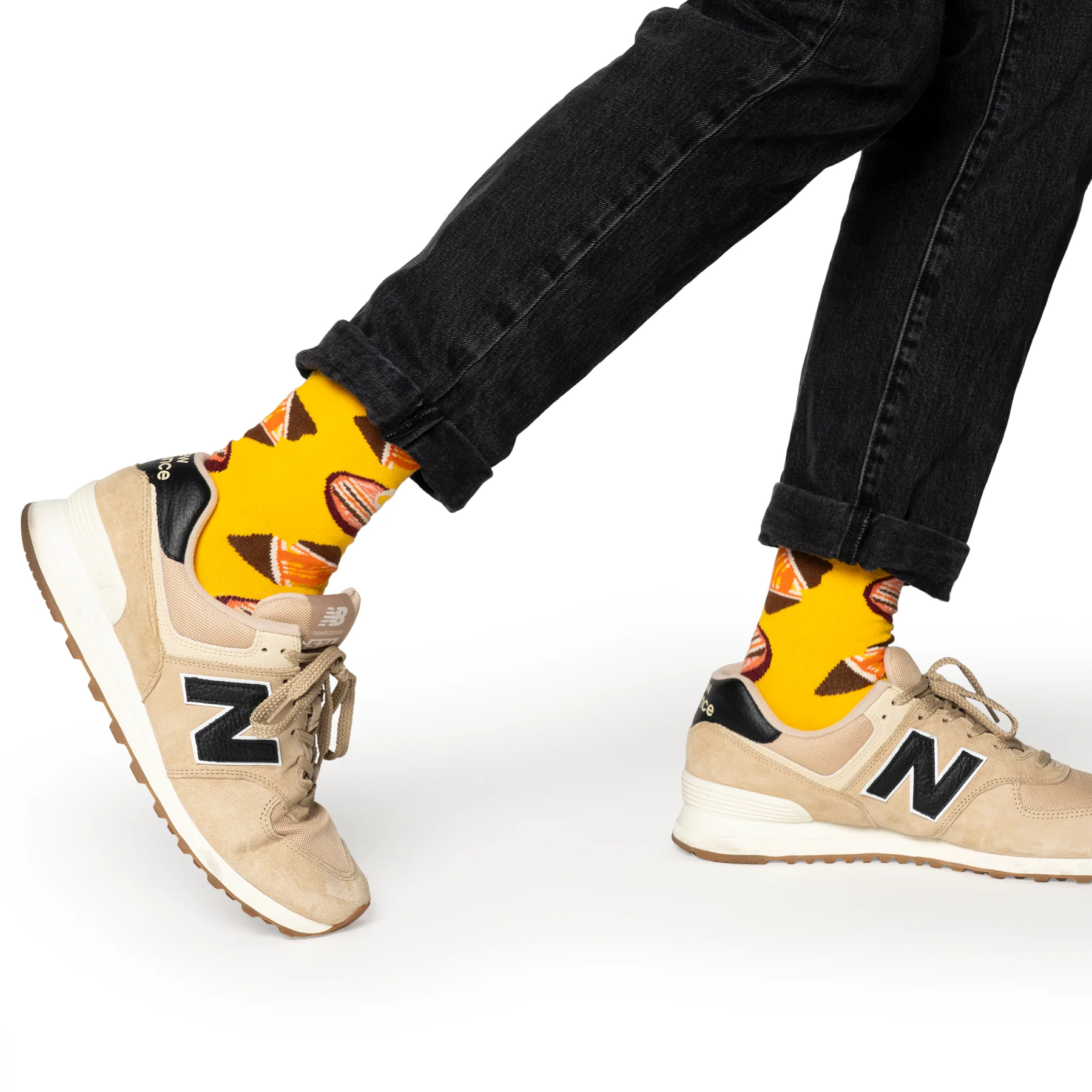 Grilled Cheese Ramen Patterned Socks - Image 3