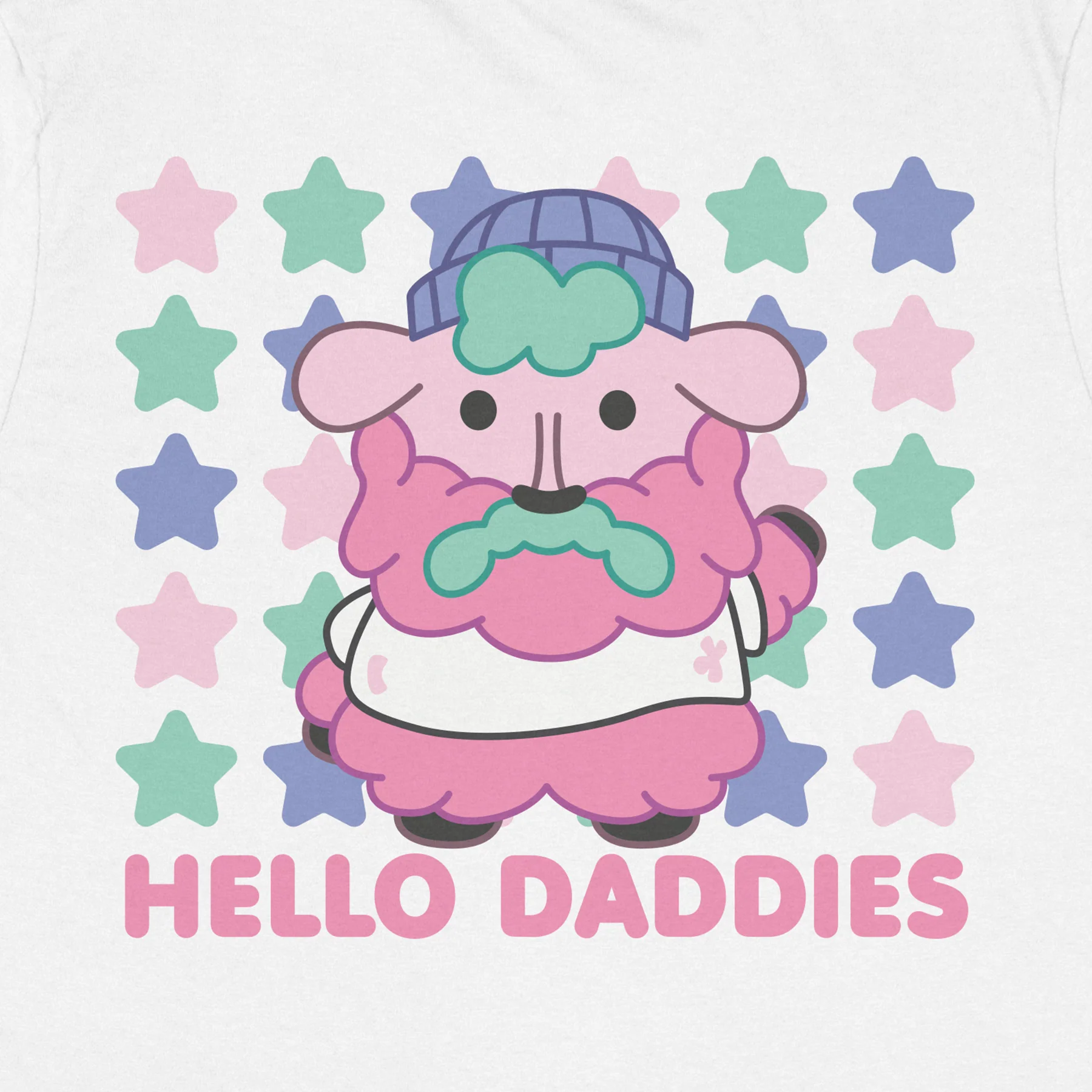 Hello Daddies Tee (White) - Image 4