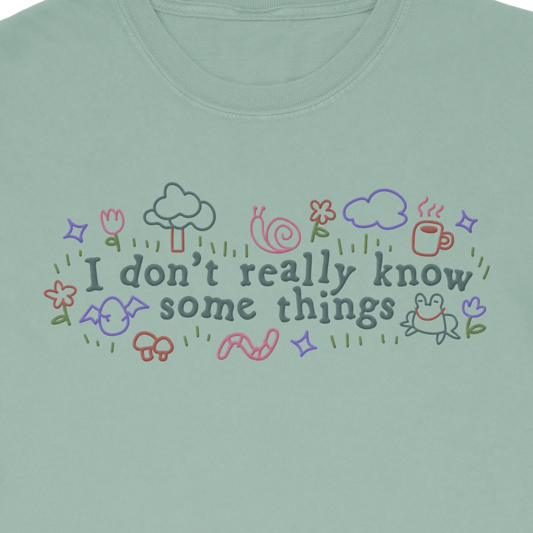 I Don't Really Know Some Things Long Sleeve Tee - Image 3