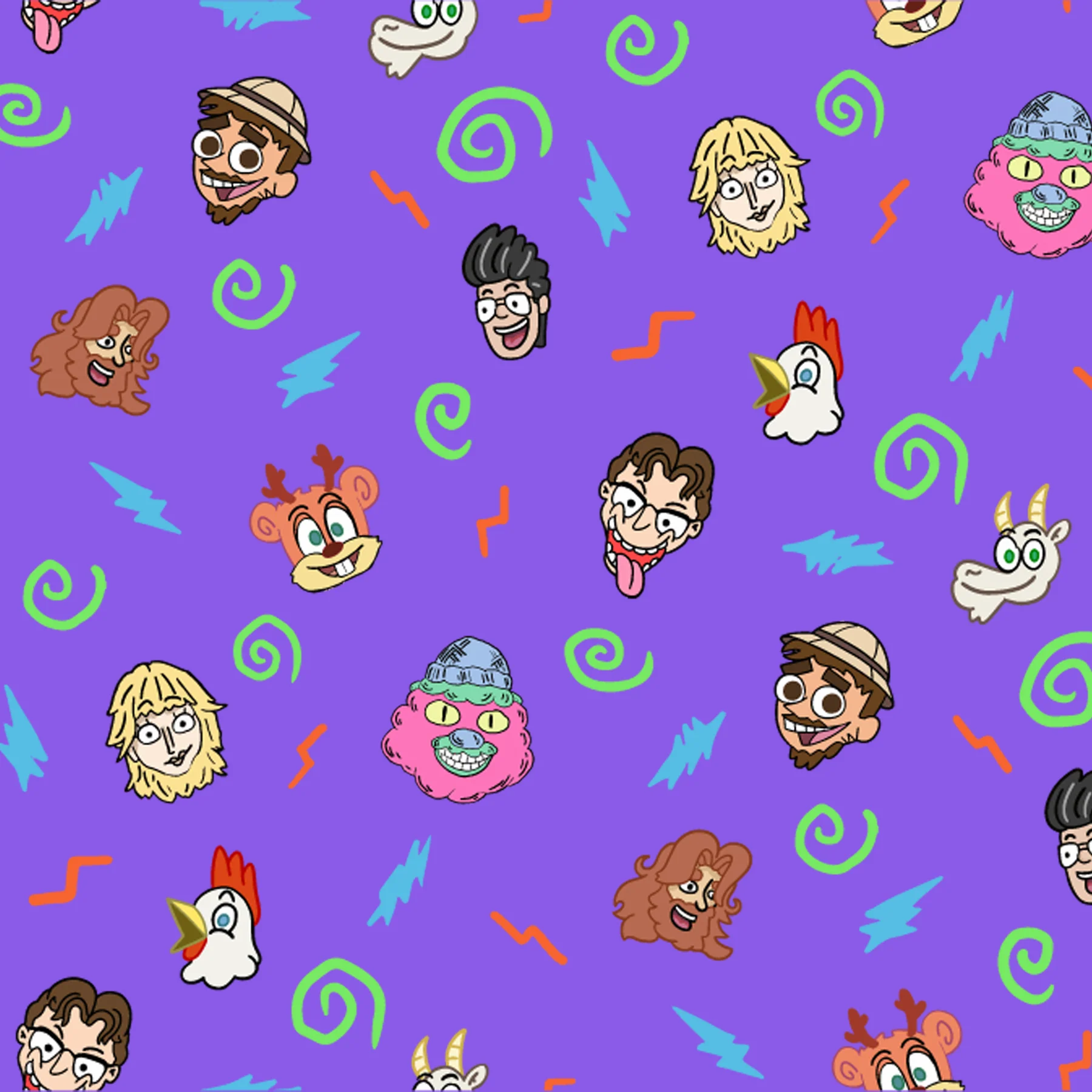 Mythical '90s Cartoon Scrunchie - Image 4