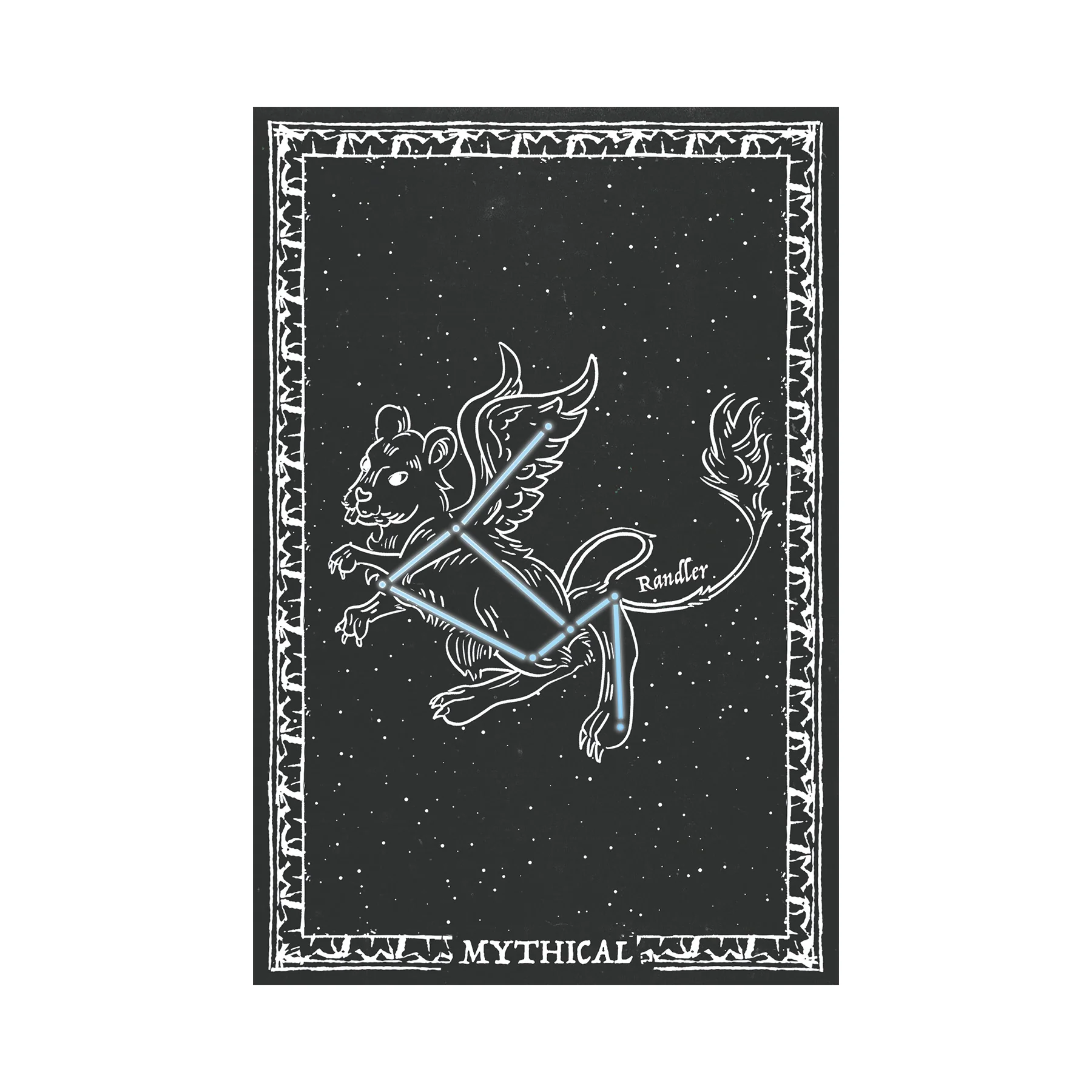 Mythical Constellations Postcard - Randler