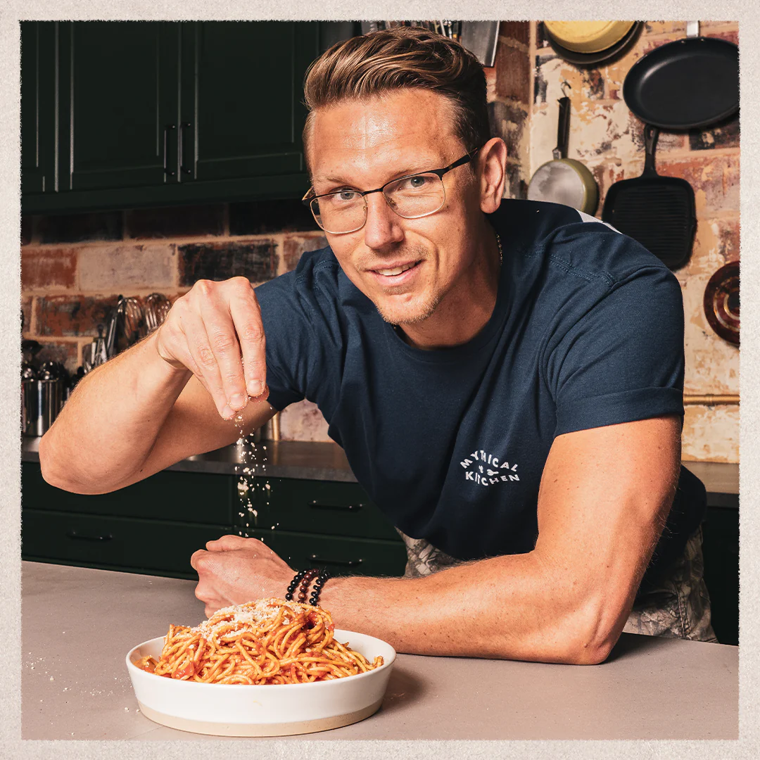 Mythical Kitchen Staff Tee (Navy) - Image 5