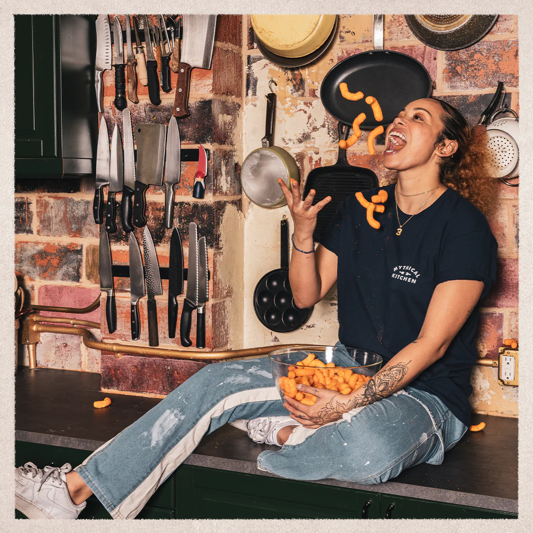 Mythical Kitchen Staff Tee (Navy) - Image 6
