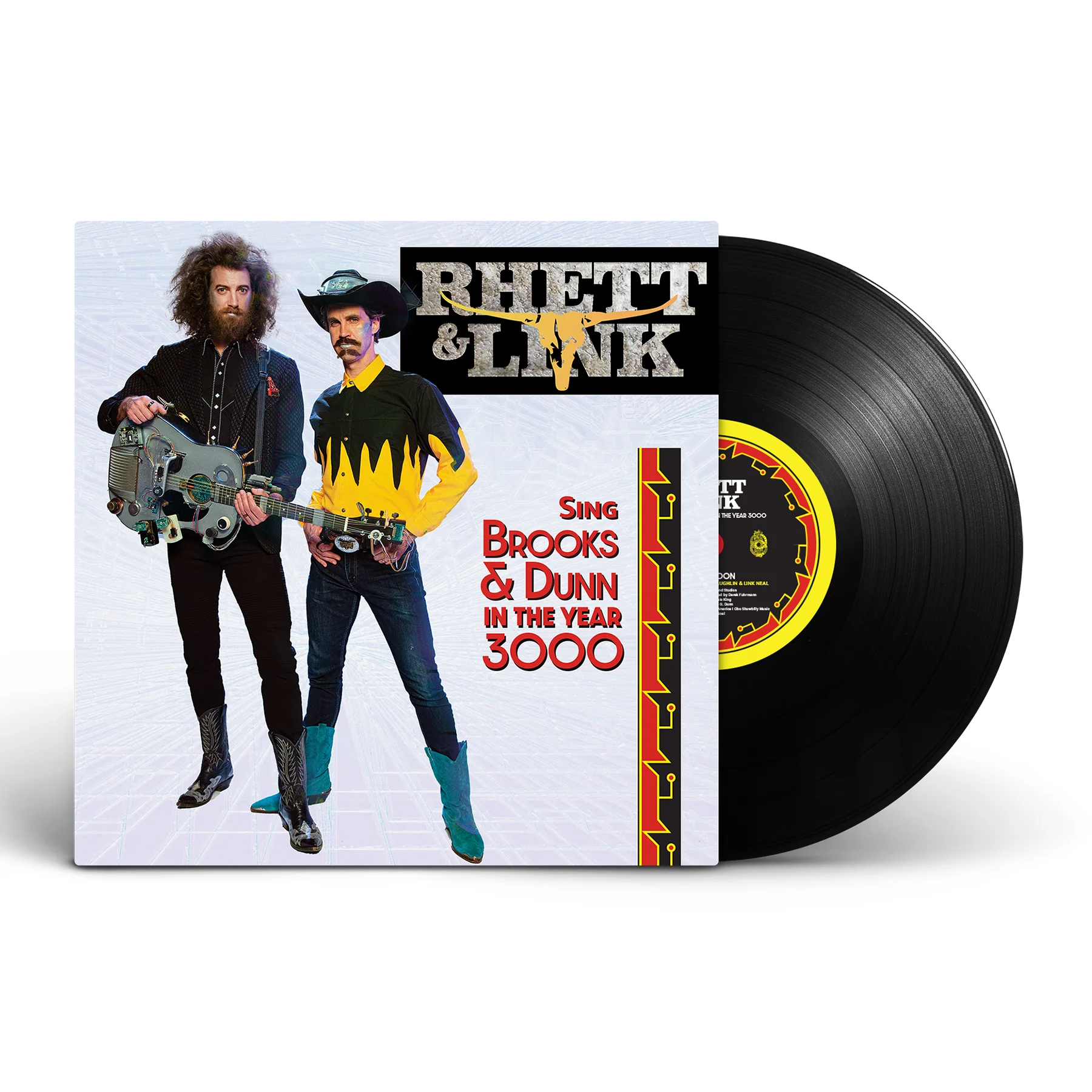 Rhett & Link Sing Brooks & Dunn Vinyl in the Year 3000 12” Vinyl