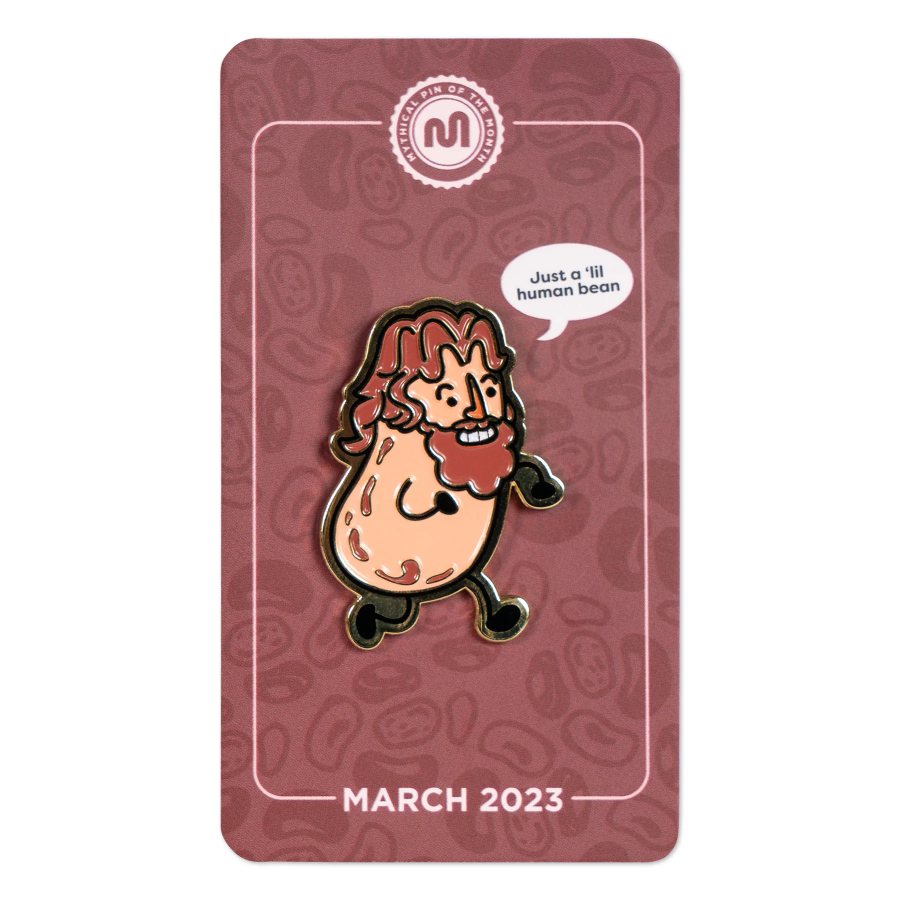 MAR 2023 - Rhett the Human Bean Pin of the Month - Image 3