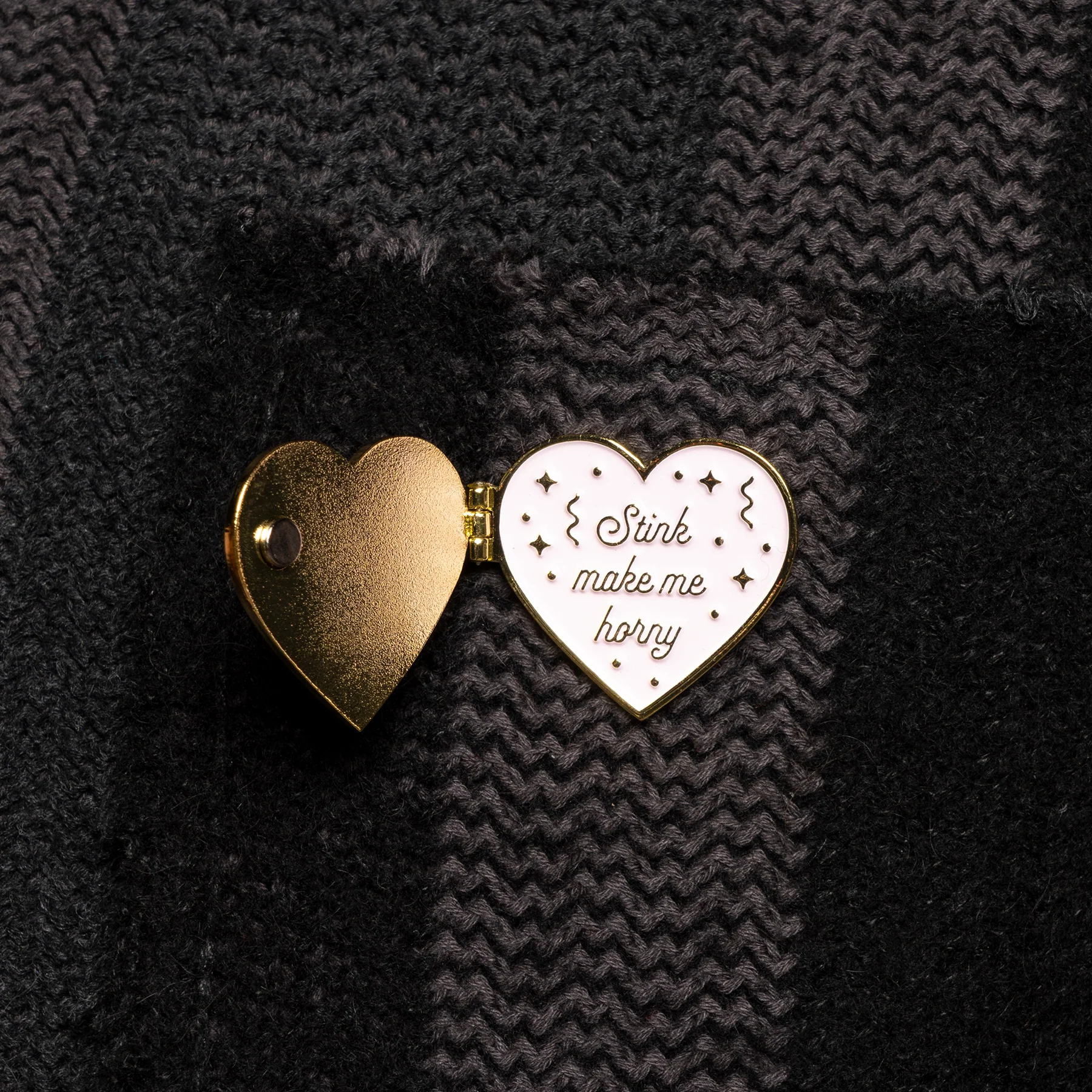 Stink Make Me Horny Locket Pin of the Month - Image 4