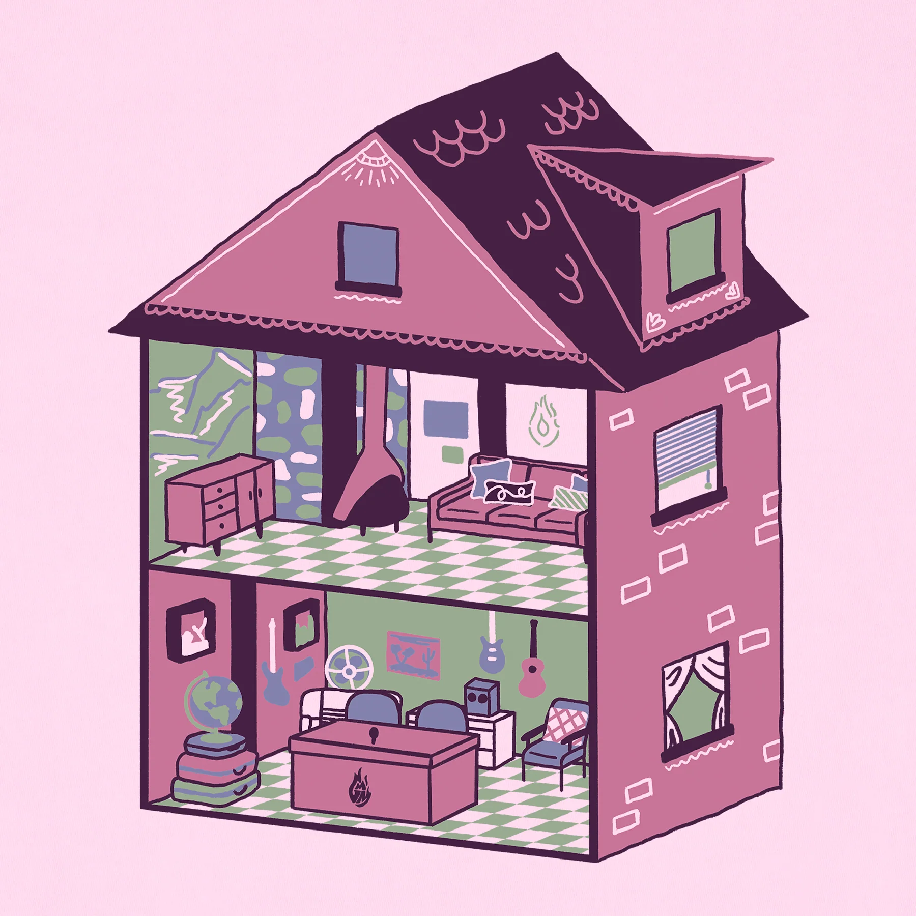 GMM Dollhouse Tee (Pink) - Image 3