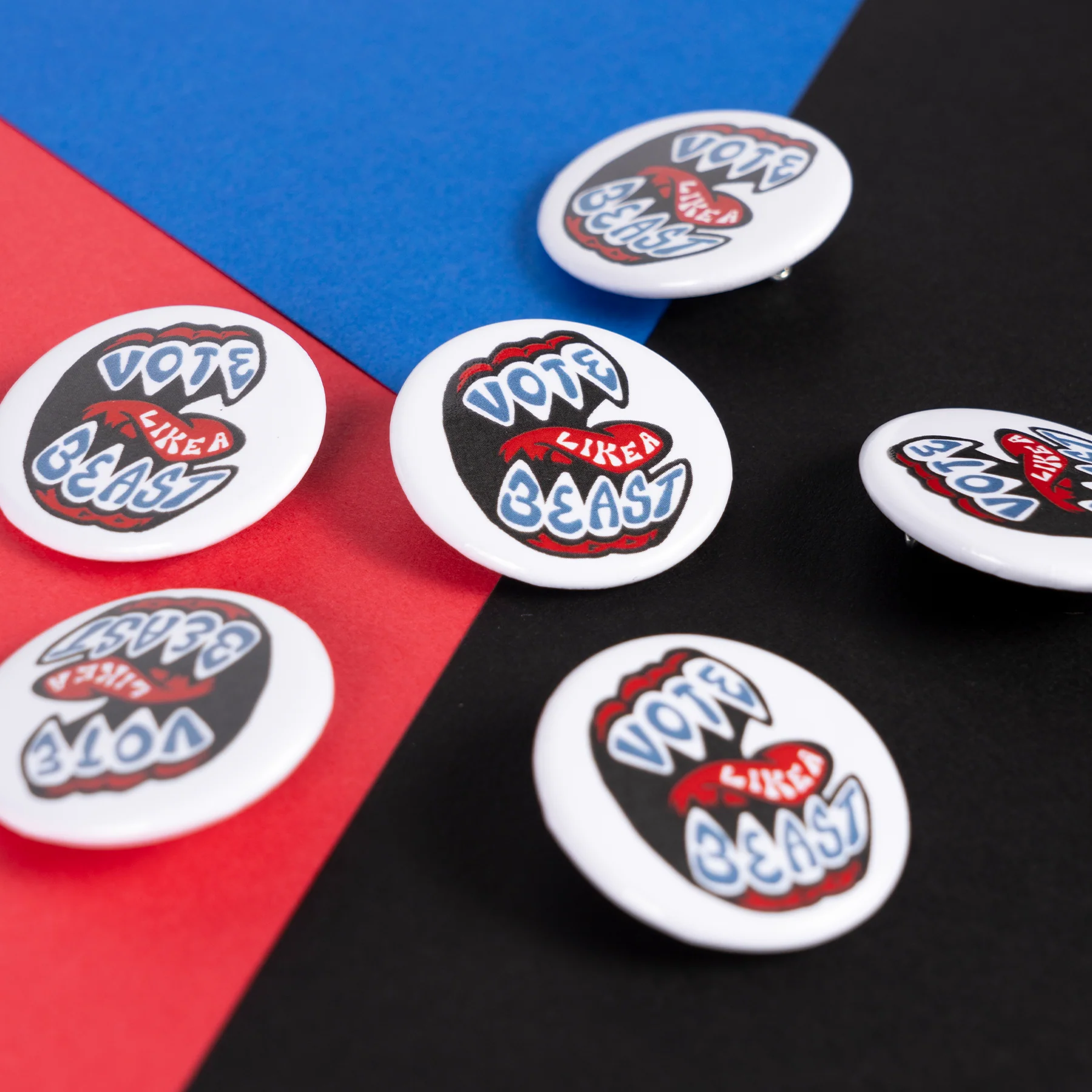 Vote Like A Beast Button - Image 2